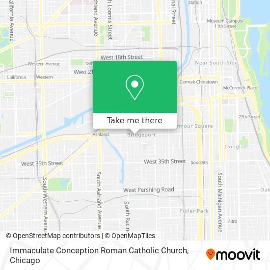 Immaculate Conception Roman Catholic Church map