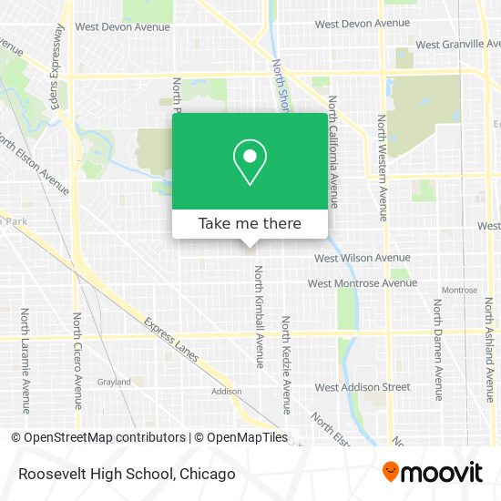 Roosevelt High School map