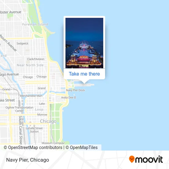 Navy Pier map