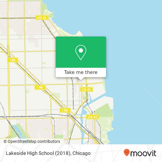 Lakeside High School (2018) map