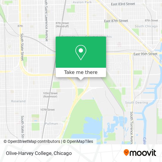 Olive-Harvey College map