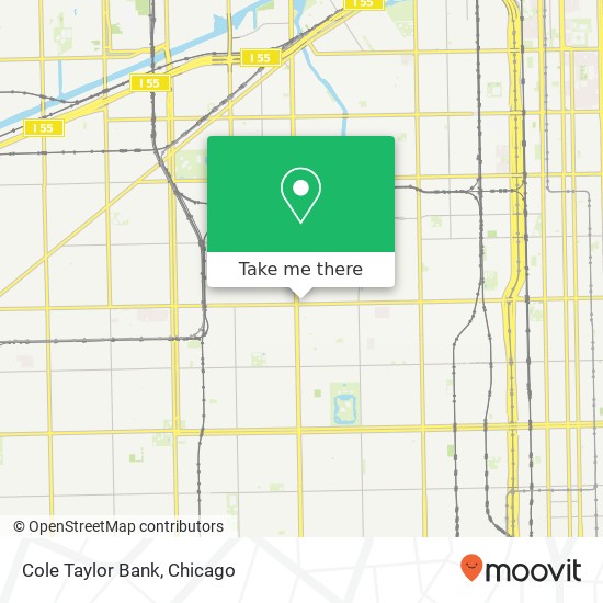 Cole Taylor Bank map