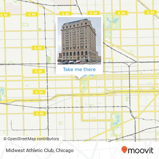 Midwest Athletic Club map