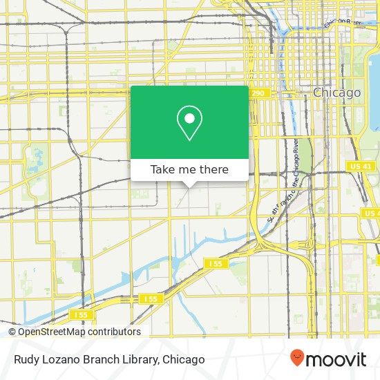 Rudy Lozano Branch Library map