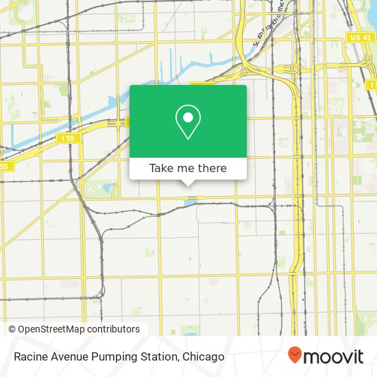 Mapa de Racine Avenue Pumping Station