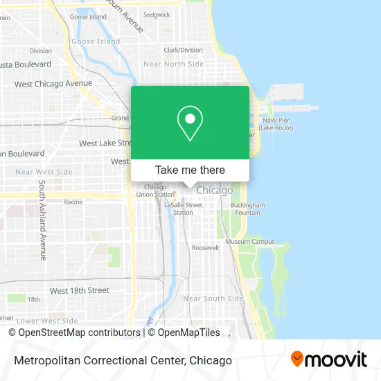 Metropolitan Correctional Center map