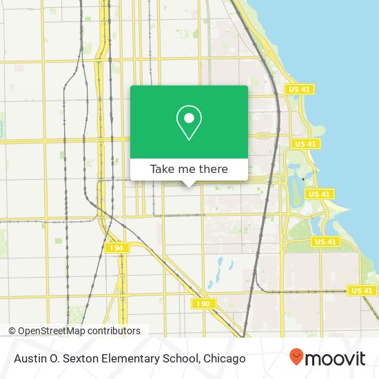 Mapa de Austin O. Sexton Elementary School