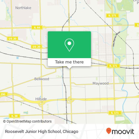 Roosevelt Junior High School map