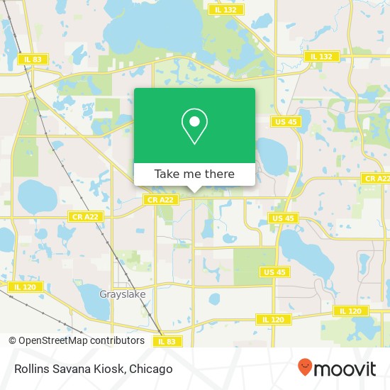 Rollins Savana Kiosk map