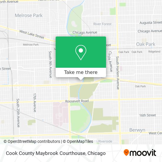 Mapa de Cook County Maybrook Courthouse