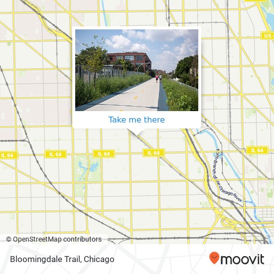 Mapa de Bloomingdale Trail