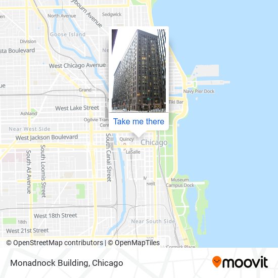 Monadnock Building map