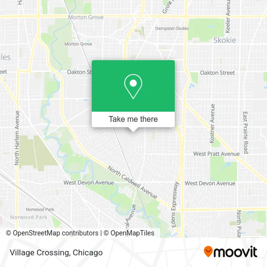 Village Crossing map
