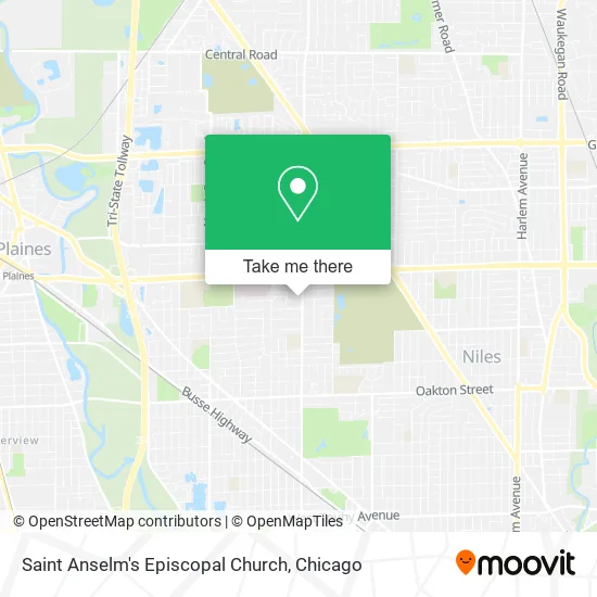 Mapa de Saint Anselm's Episcopal Church