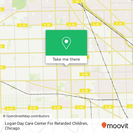 Logan Day Care Center For Retarded Children map