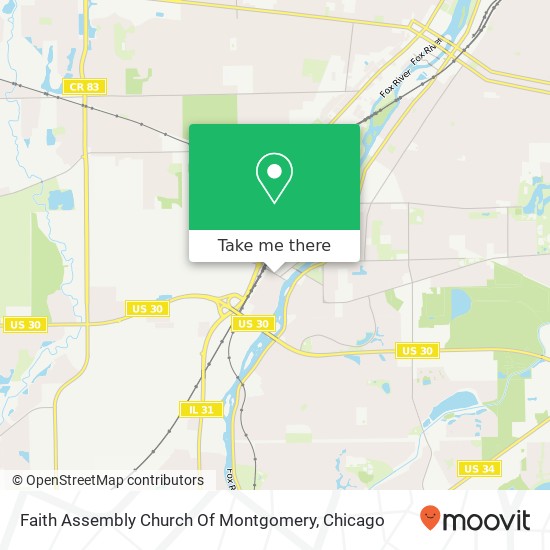 Faith Assembly Church Of Montgomery map