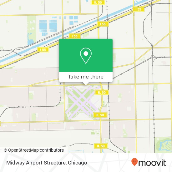 Midway Airport Structure map