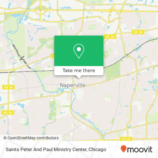 Saints Peter And Paul Ministry Center map