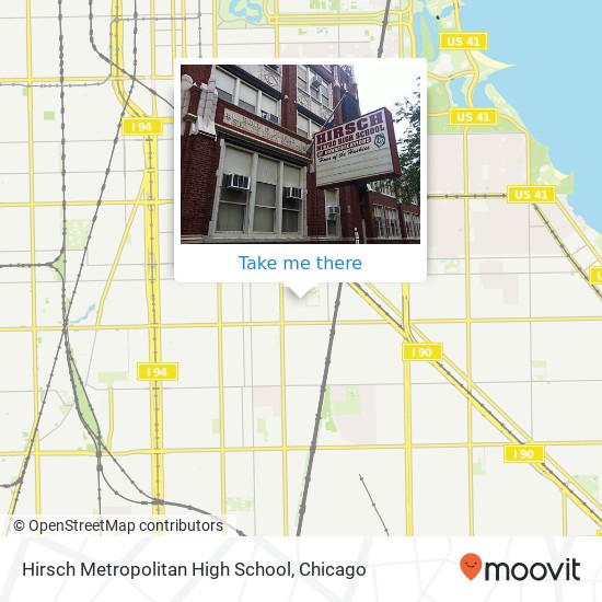 Hirsch Metropolitan High School map