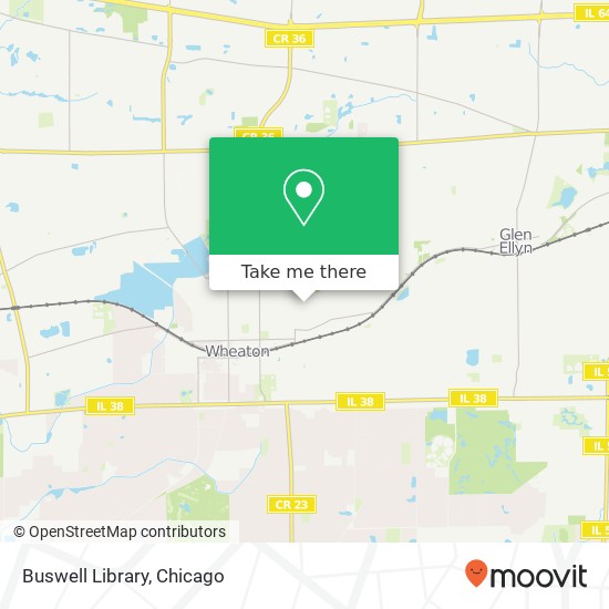 Buswell Library map