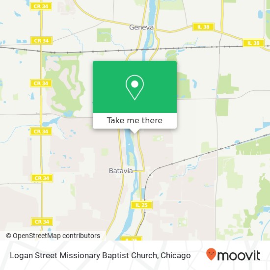 Mapa de Logan Street Missionary Baptist Church