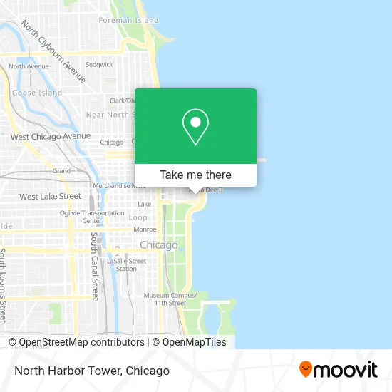 North Harbor Tower map