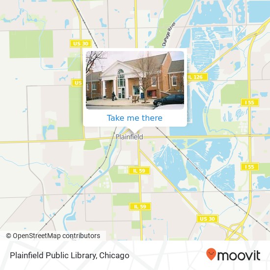 Plainfield Public Library map