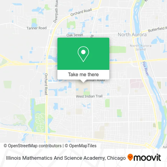 Illinois Mathematics And Science Academy map