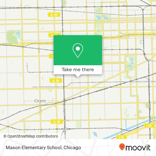 Mason Elementary School map