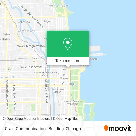 Crain Communications Building map