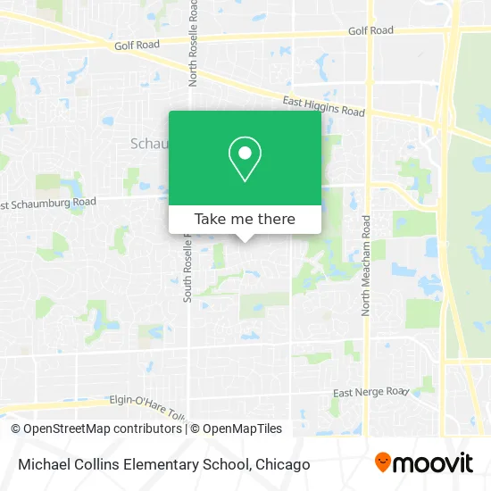 Michael Collins Elementary School map