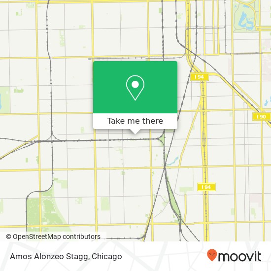 Mapa de Amos Alonzeo Stagg