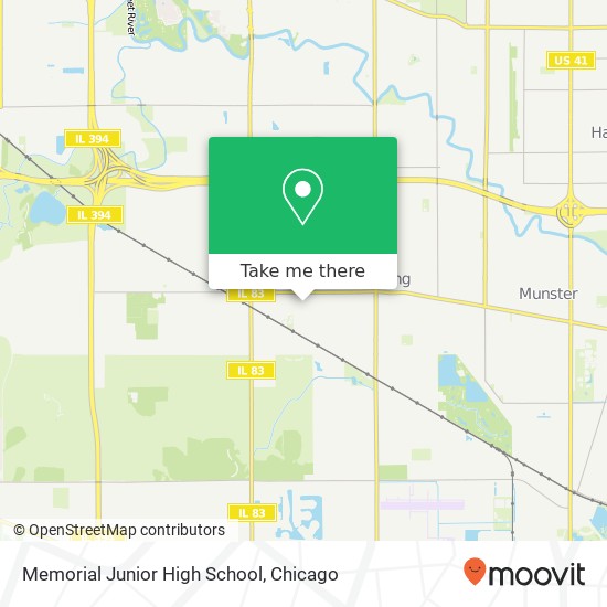 Mapa de Memorial Junior High School