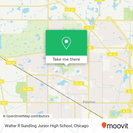 Walter R Sundling Junior High School map