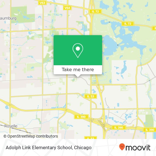 Mapa de Adolph Link Elementary School