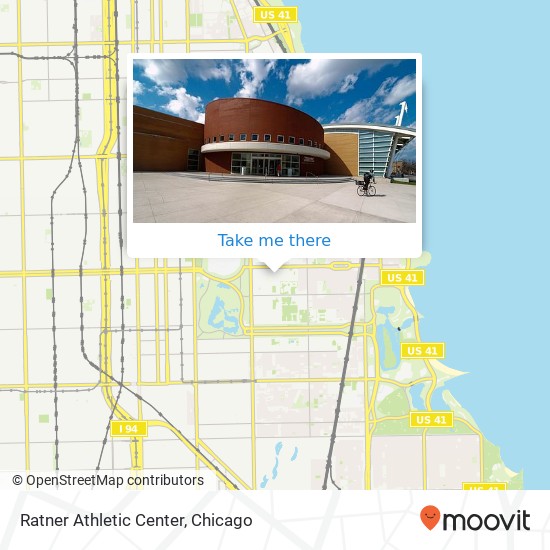 Ratner Athletic Center map