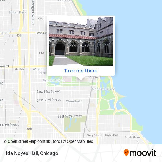 Ida Noyes Hall map