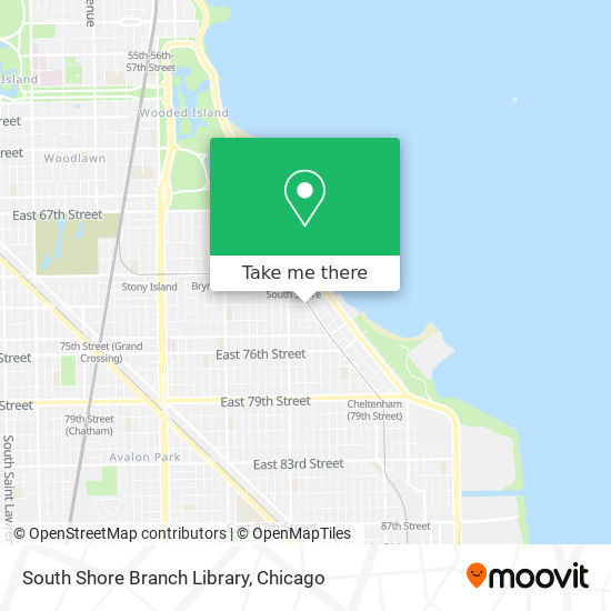 South Shore Branch Library map