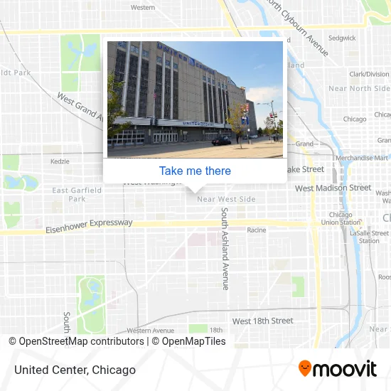 United Center map