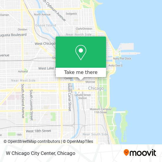 W Chicago City Center map