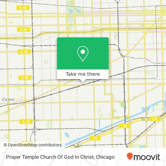 Prayer Temple Church Of God In Christ map
