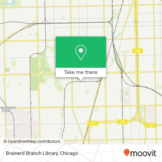 Mapa de Brainerd Branch Library