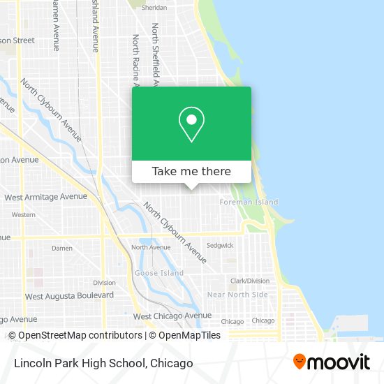 Lincoln Park High School map