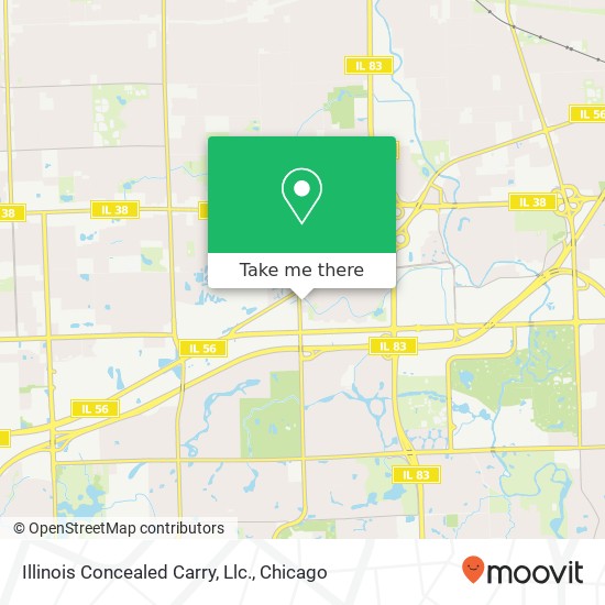 Illinois Concealed Carry, Llc. map