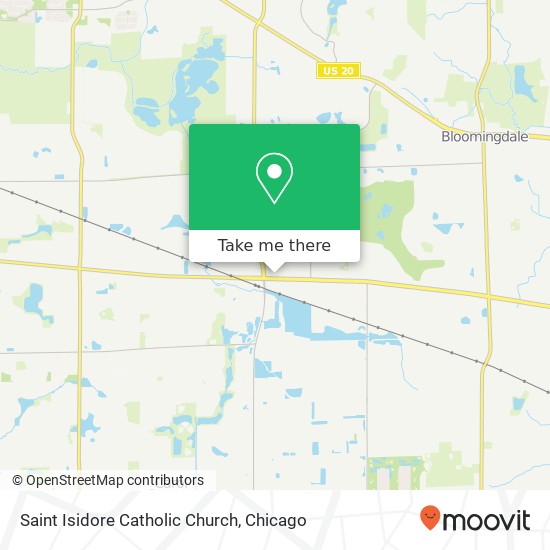 Saint Isidore Catholic Church map