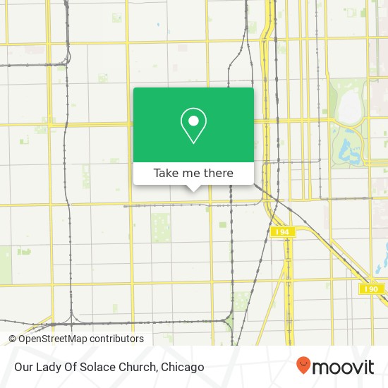 Our Lady Of Solace Church map