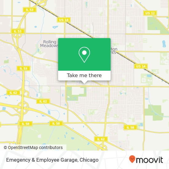 Emegency & Employee Garage map