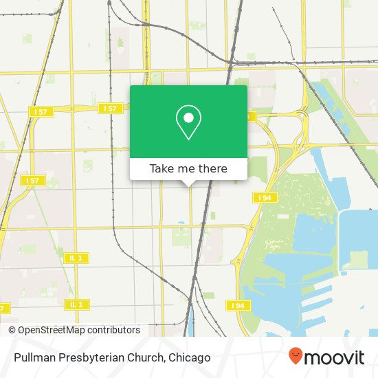 Pullman Presbyterian Church map