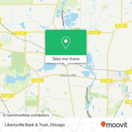 Mapa de Libertyville Bank & Trust