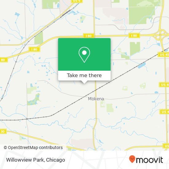 Mapa de Willowview Park